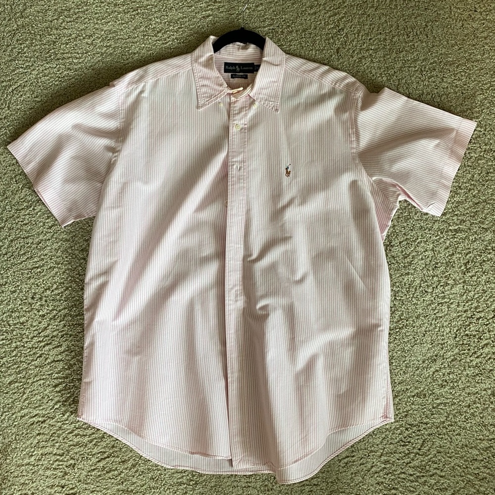 Polo Ralph Lauren XL, short sleeve button down!